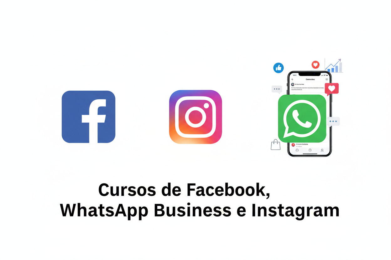 Cursos de Facebook, WhatsApp Business e Instagram