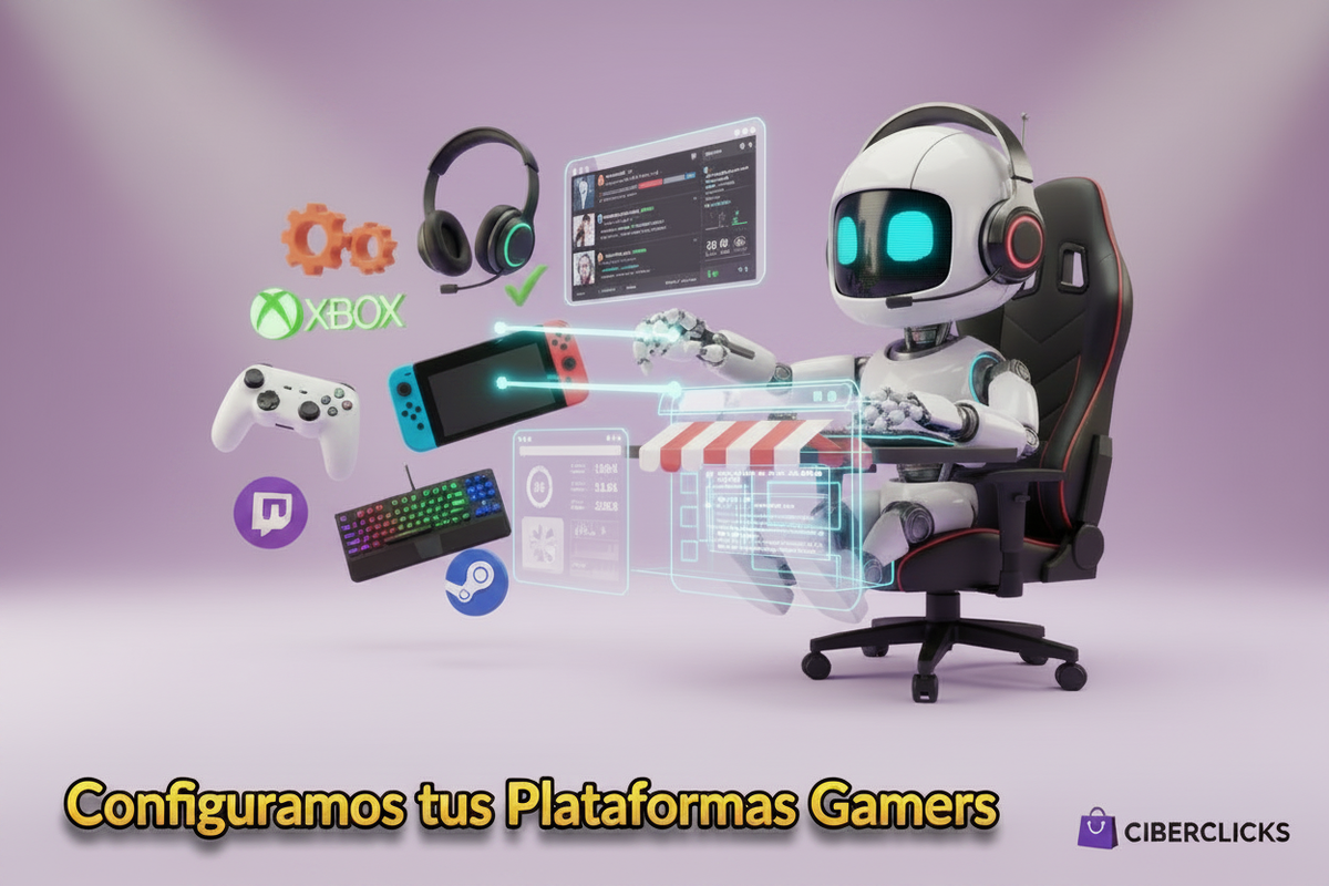 Configuramos tus Plataformas Gamers y de Streaming
