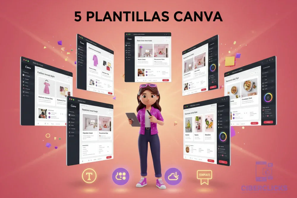 5 plantillas Canva
