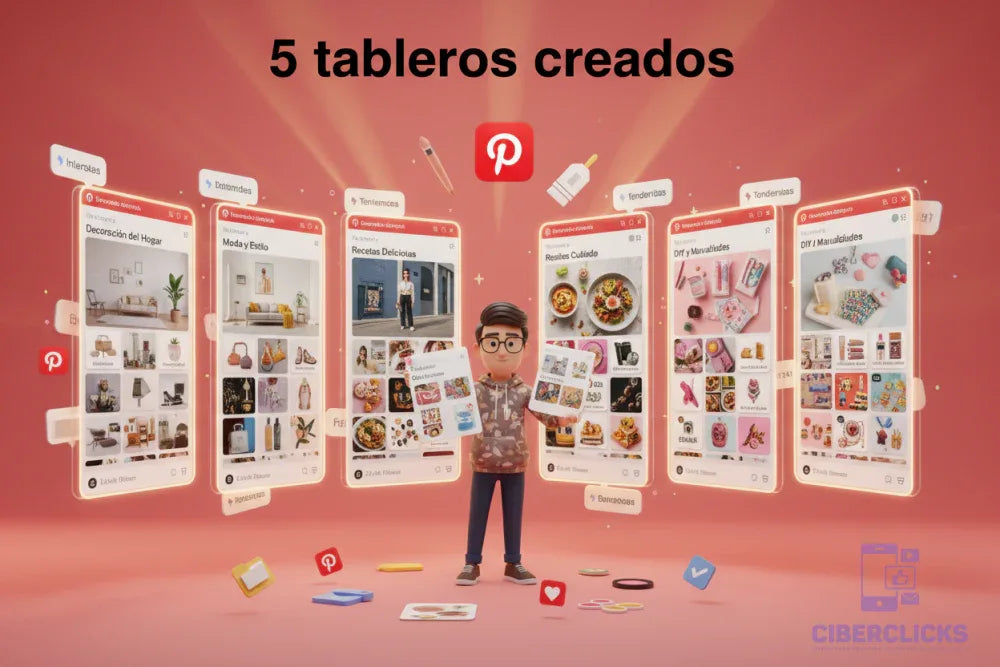 5 tableros creados