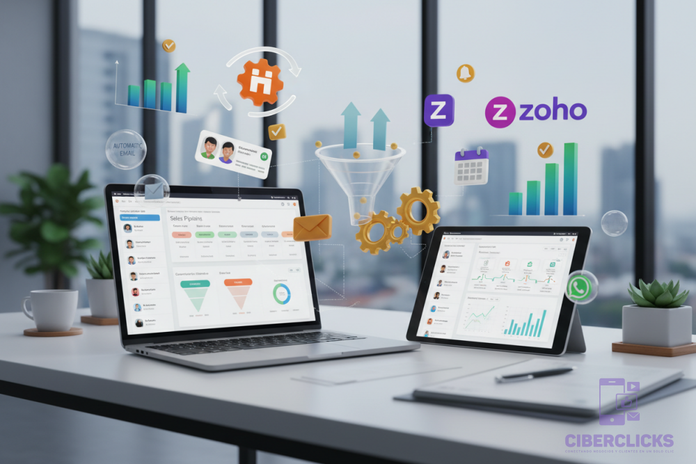 Configuración de CRM - HubSpot/Zoho 8K