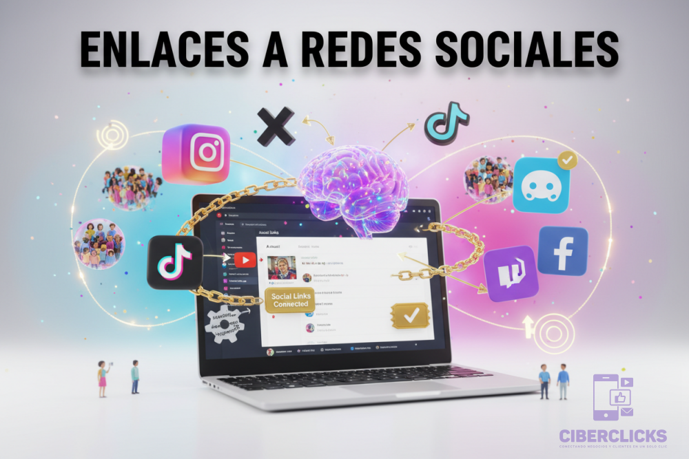 Enlaces a Redes Sociales 8K