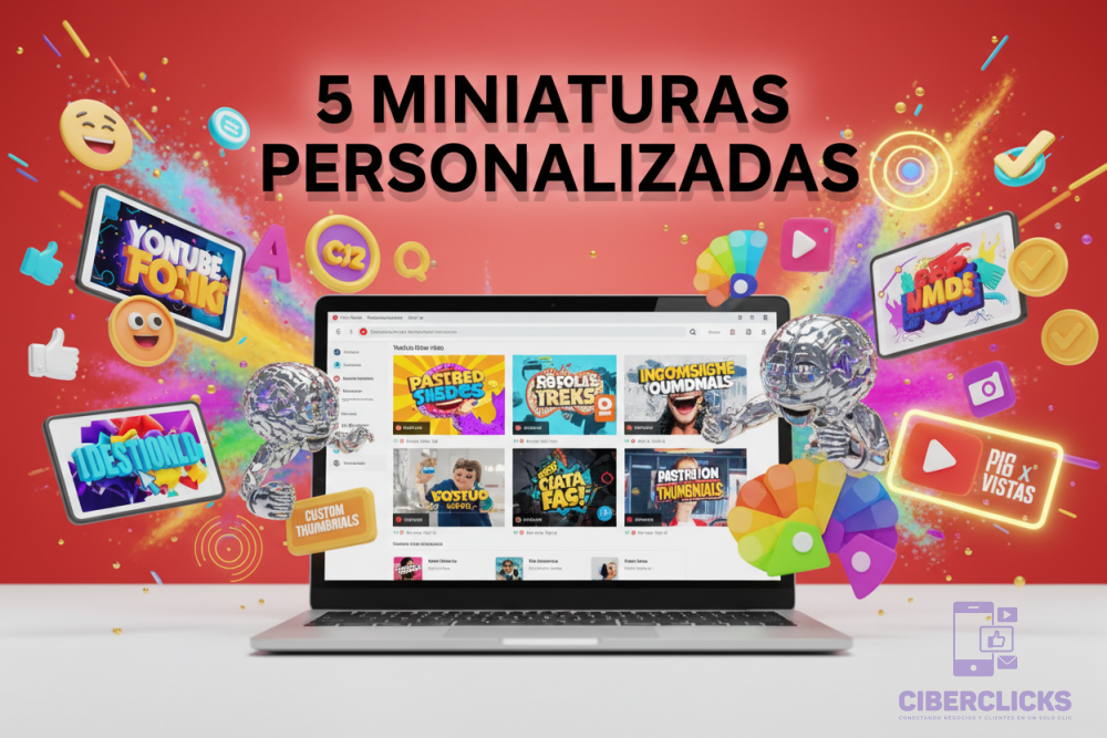 5 Miniaturas Personalizadas 8K