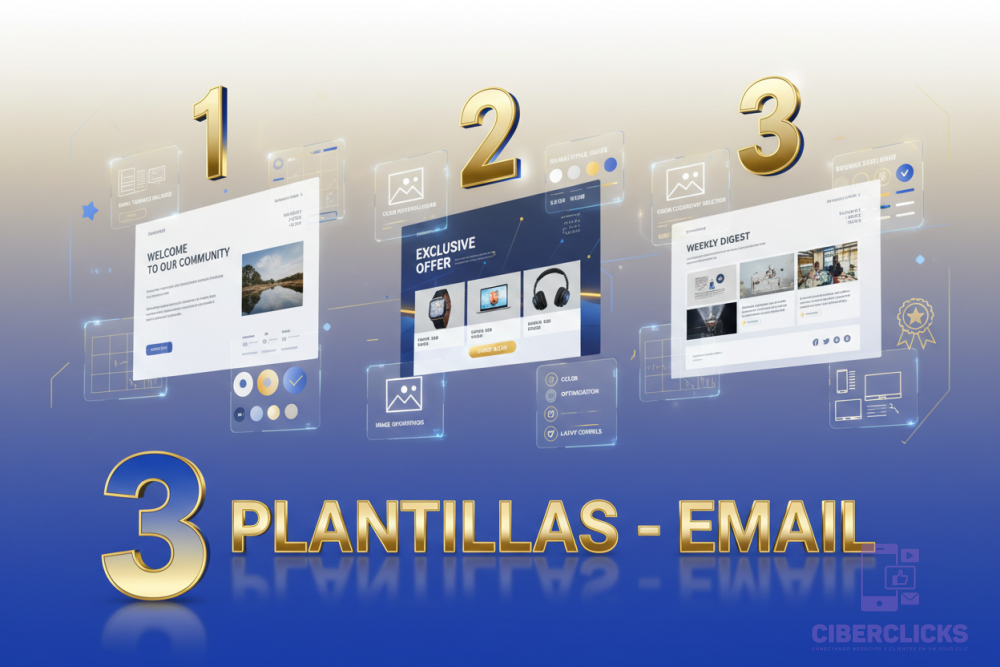 3 plantillas - Email