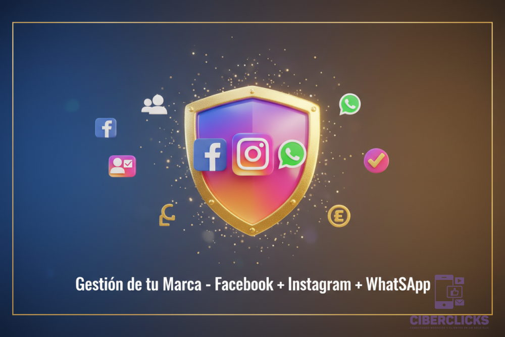 Gestión de tu Marca - Facebook + Instagram + WhatsApp