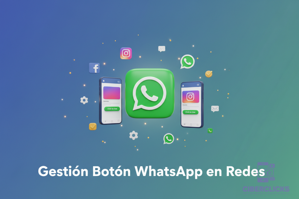 Gestión Botón WhatsApp en Redes