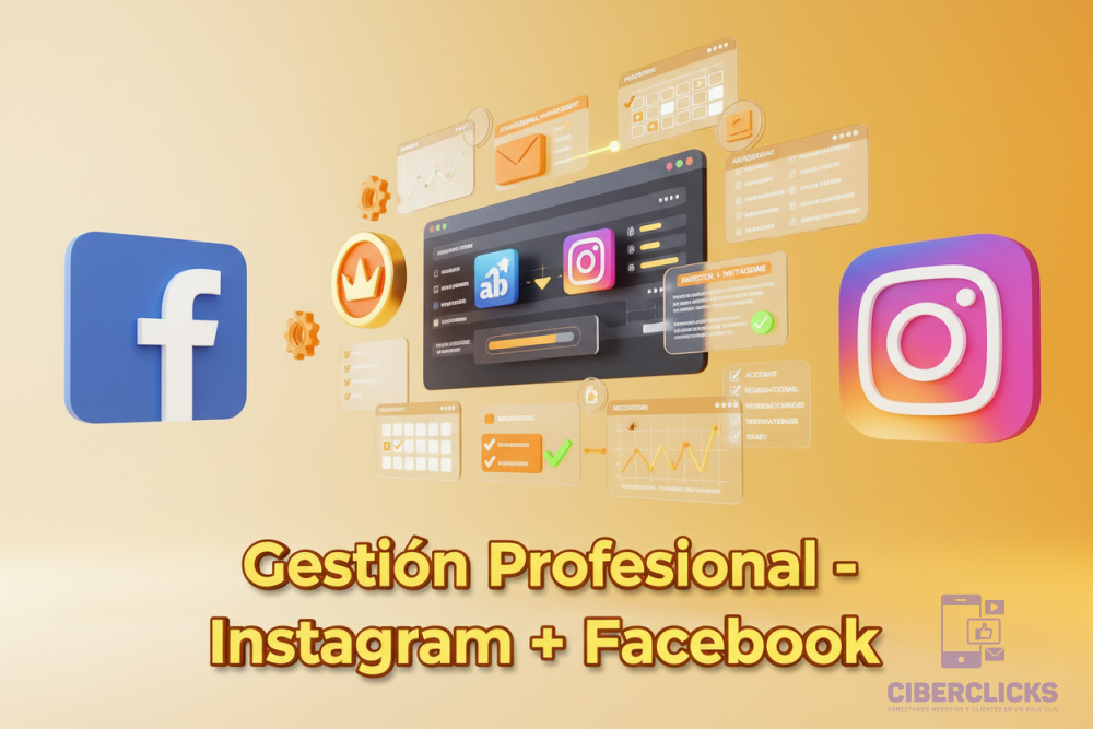 Gestión Profesional - Instagram + Facebook