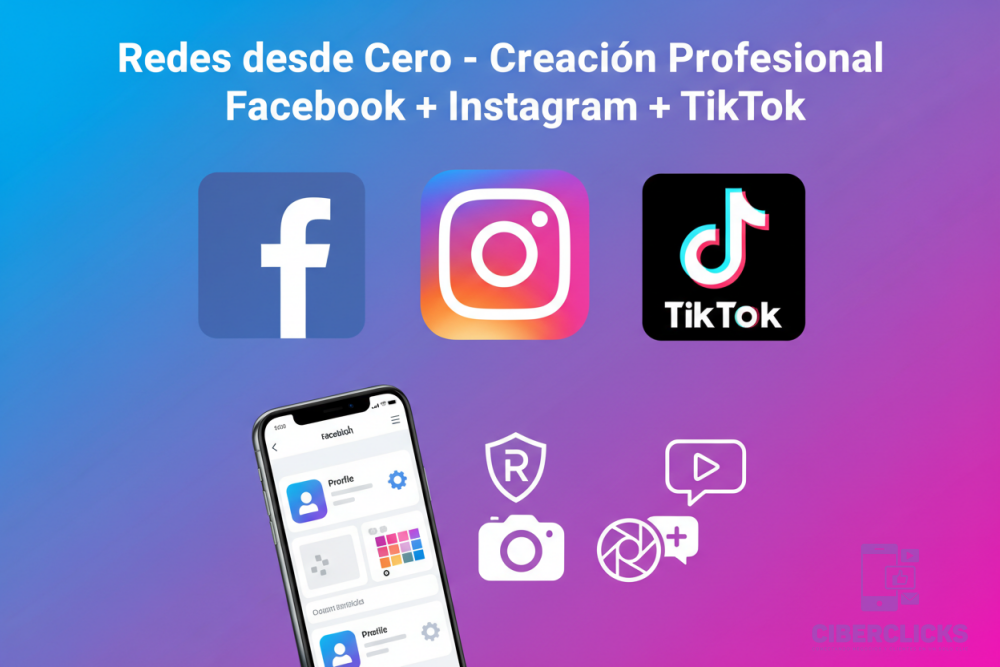 Configuración Profesional de Presencia en Redes Sociales para Negocios Creación de Redes Sociales