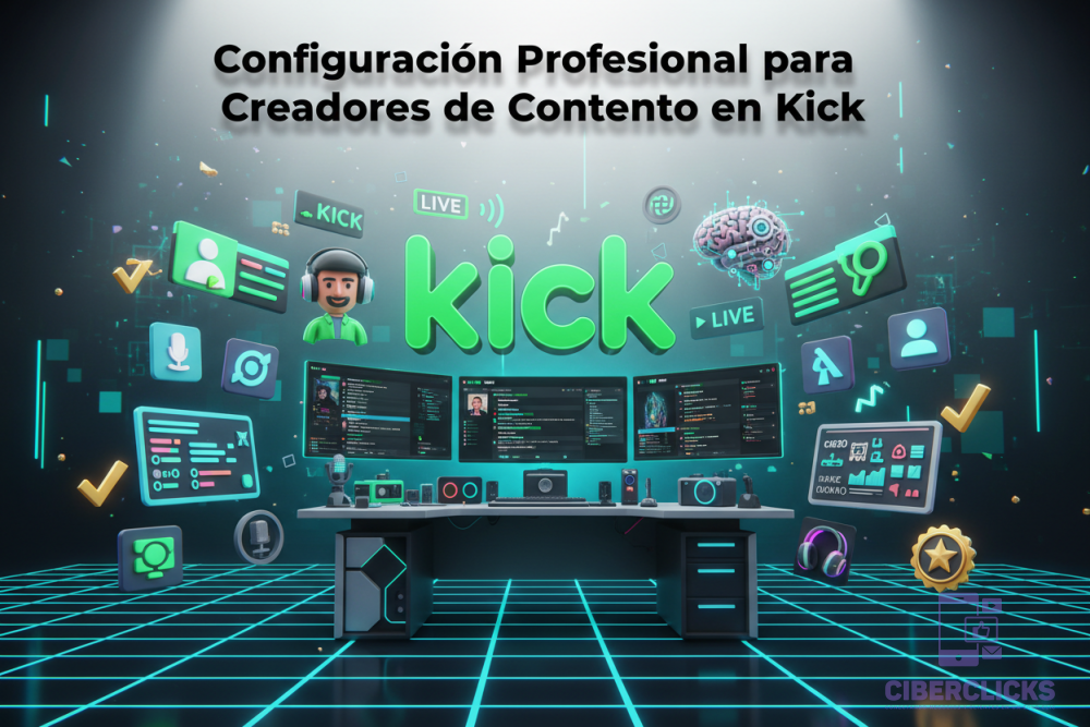 Configuración Profesional para Creadores de Contenido en Kick 8K