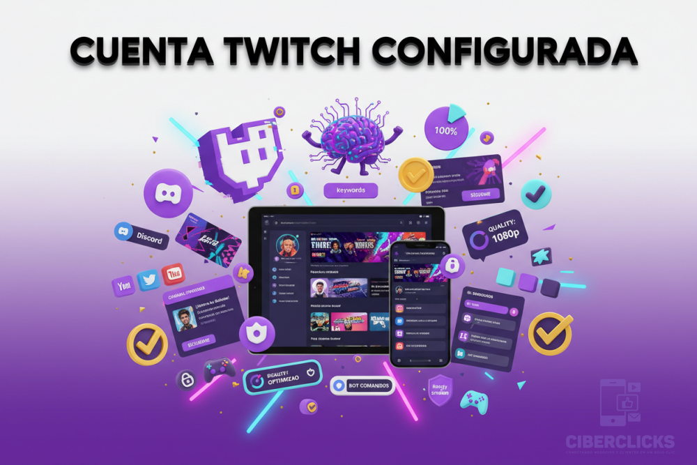 Cuenta Twitch Configurada Corregida 8K