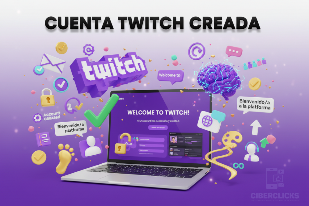 Cuenta Twitch Creada 8K