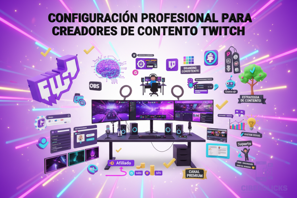 Configuración Profesional para Creadores de Contenido Twitch 8K