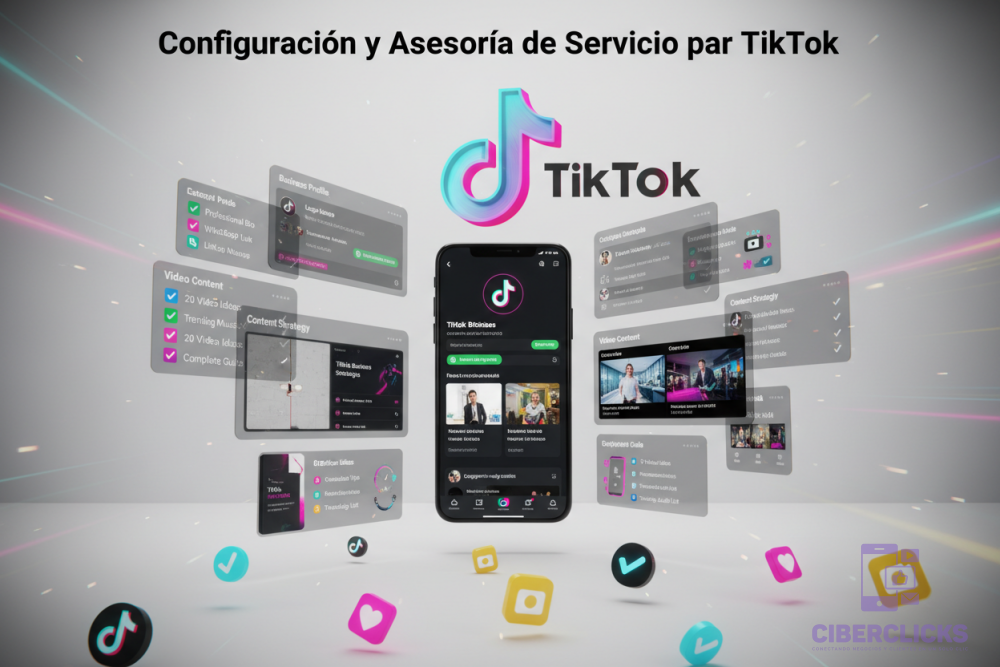 Configuración y Asesoría de Servicio par TikTok