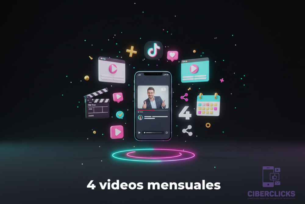 4 videos mensuales