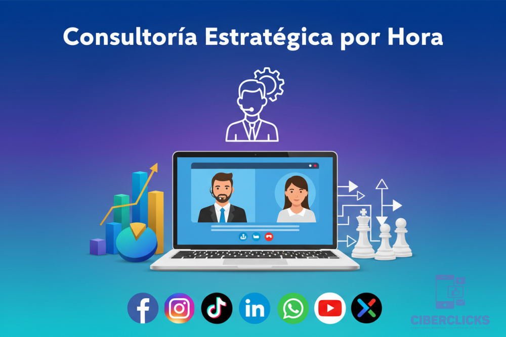 Consultoría Estratégica por Hora - Asesoría Personalizada 1 a 1 Servicio Digital