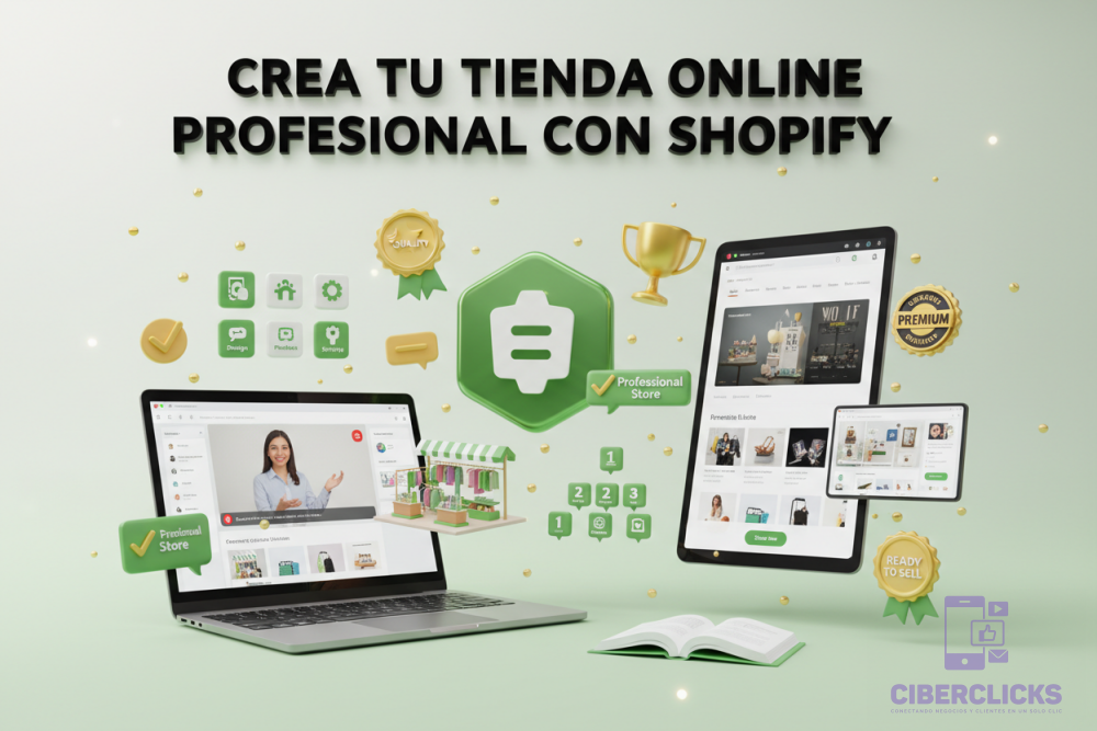 Crea Tienda Online Profesional Shopify 8K