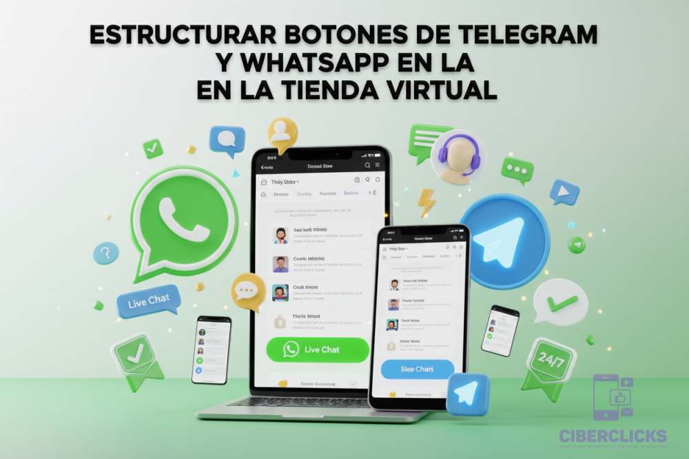 Estructurar Botones Telegram y WhatsApp 8K