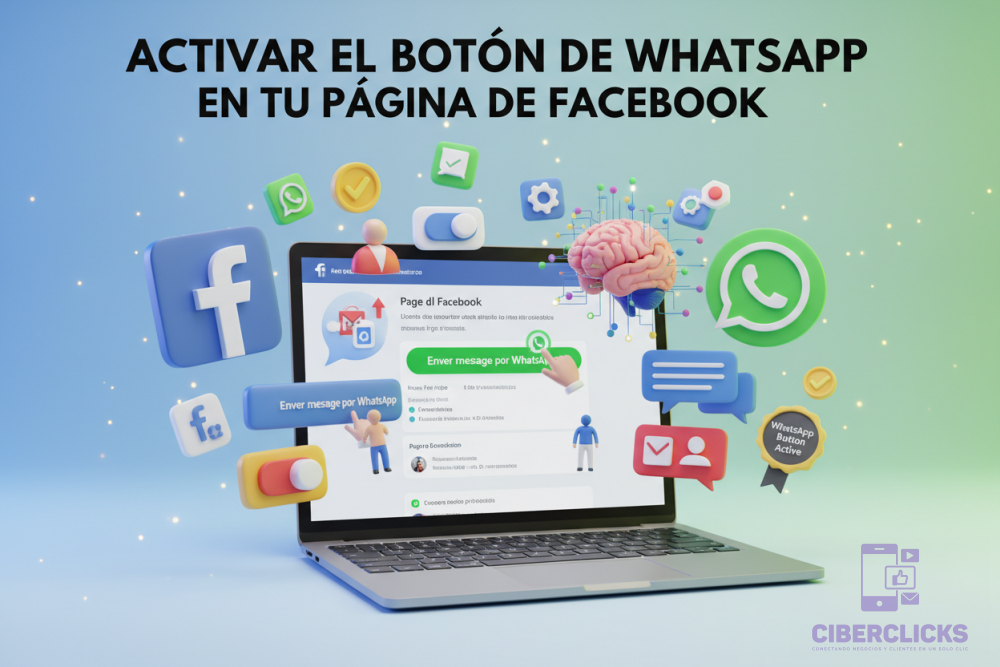 Activar Botón de WhatsApp en Facebook 8K