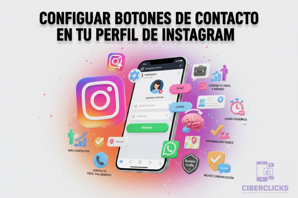 Configurar Botones de Contacto en Instagram 8K