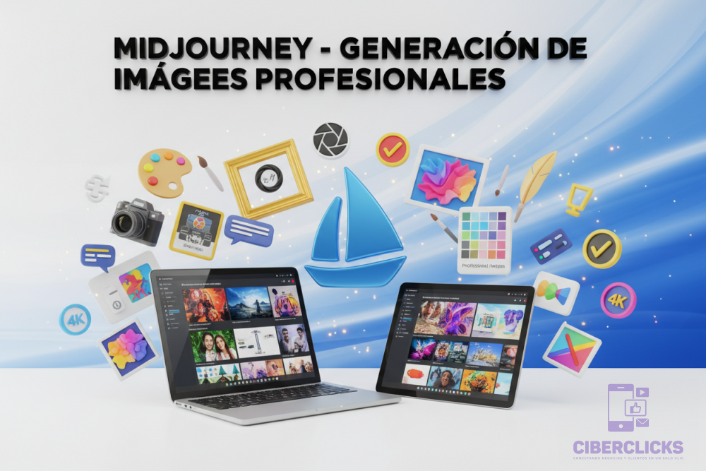 Midjourney Generación de Imágenes Profesionales 8K
