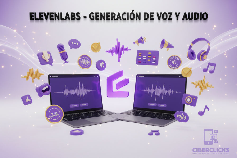 ElevenLabs Generación de Voz y Audio 8K