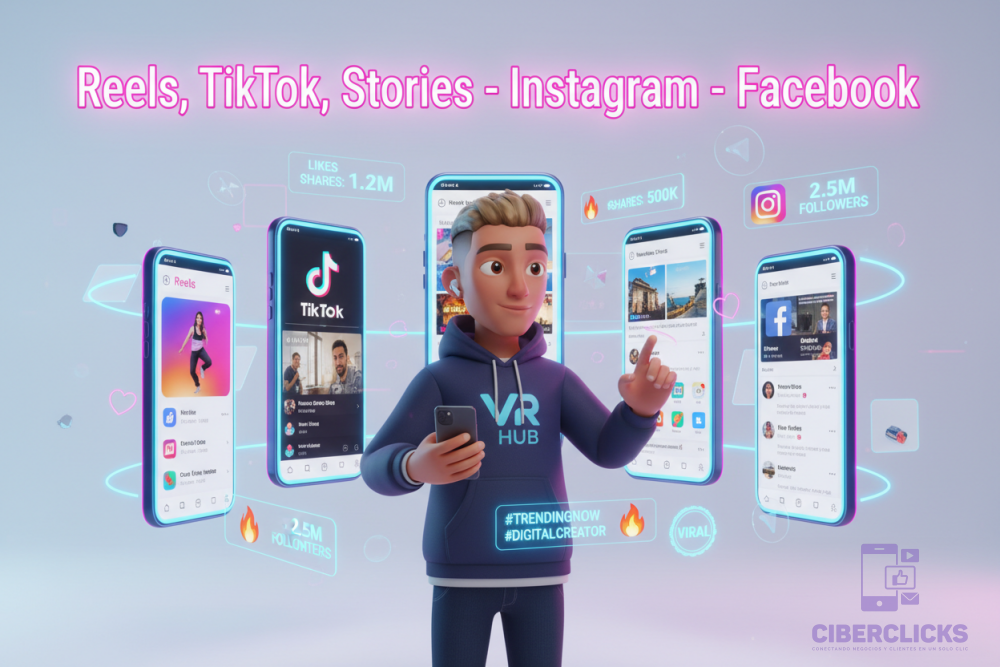 Reels, TikTok, Stories - Instagram - Facebook