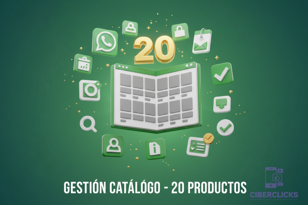 GESTIÓN CATÁLOGO - 20 PRODUCTOS