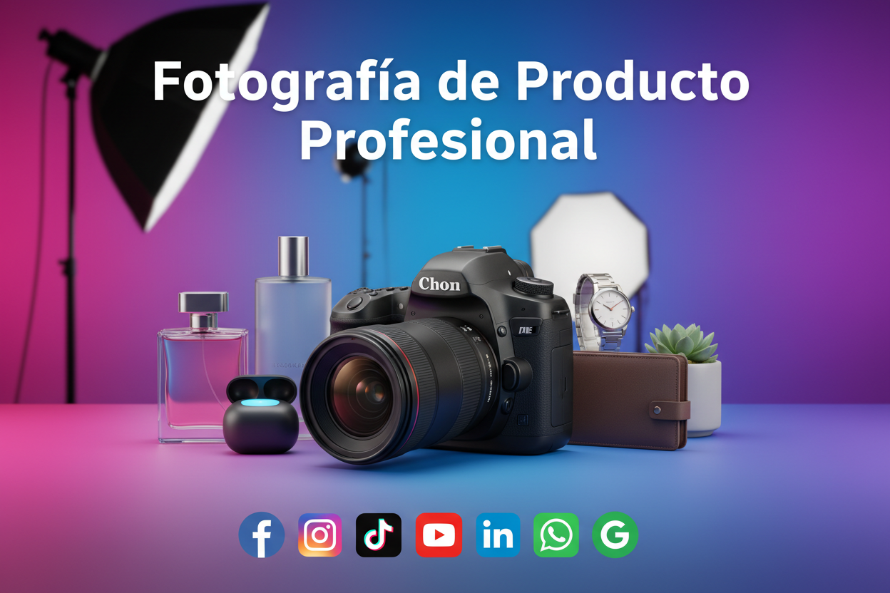 Servicio de Fotografía de Producto - 20 Fotos Profesionales