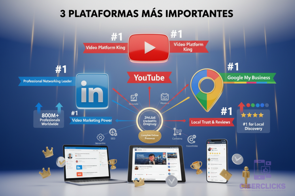 3 plataformas más importantes