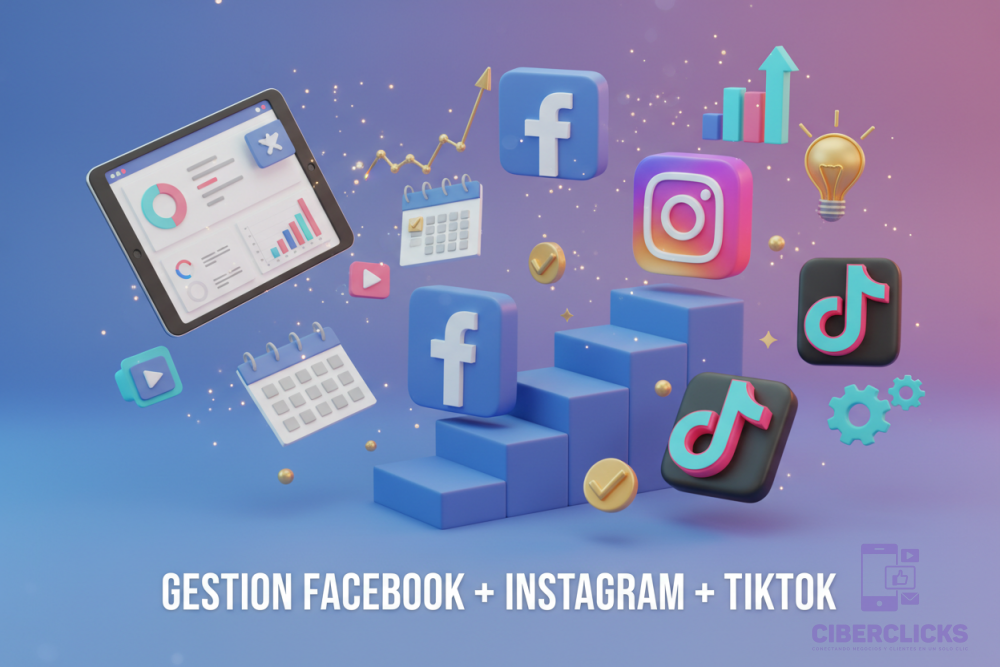 GESTION FACEBOOK + INSTAGRAM + TIKTOK