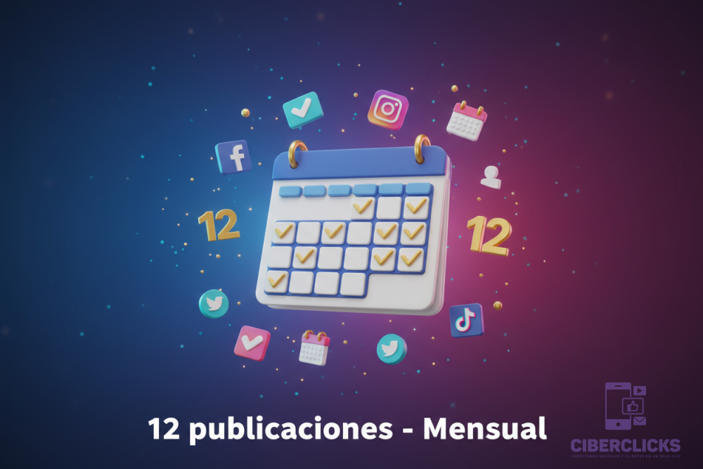 12 publicaciones - Mensual