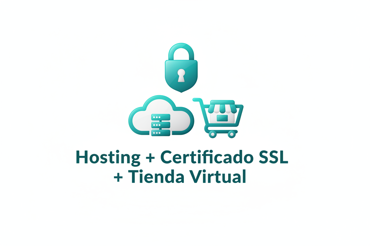 Hosting +  SSL + Tienda Virtual - Paquete Completo de Comercio Electrónico