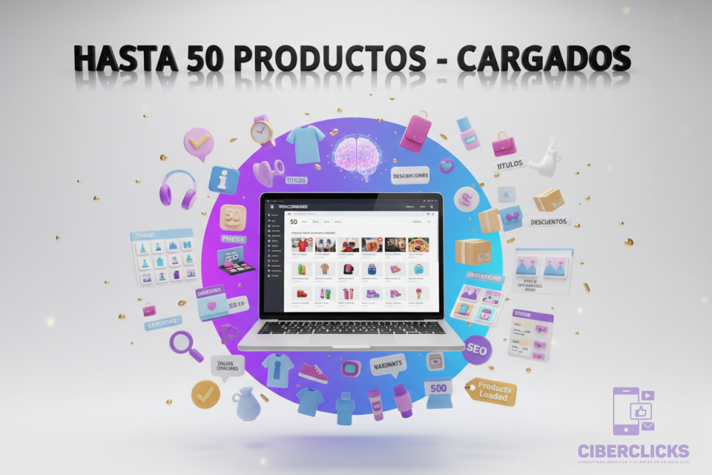 Hasta 50 Productos Cargados 8K