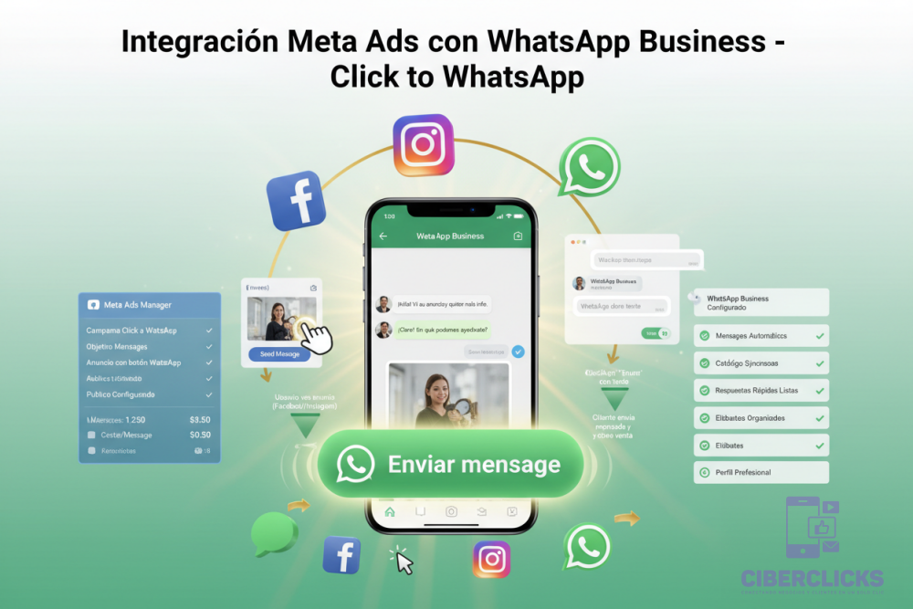 Integración Meta Ads con WhatsApp Business - Click to WhatsApp