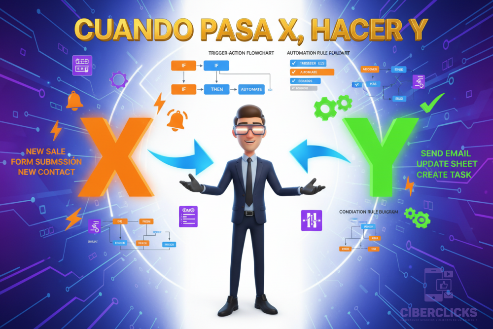 Cuando pasa X, hacer Y