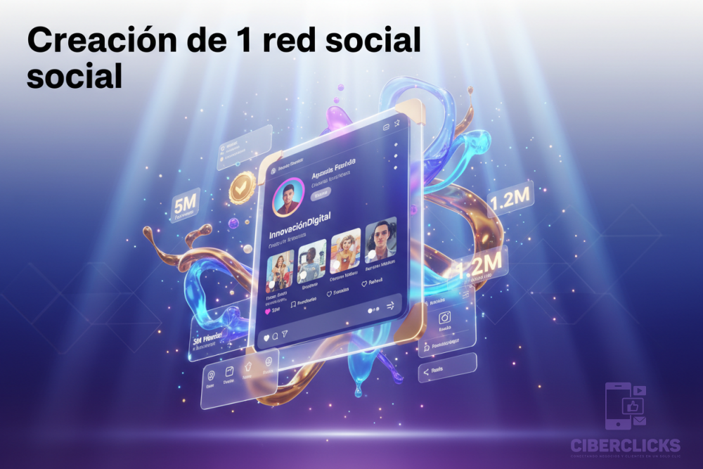 Creación de 1 red social