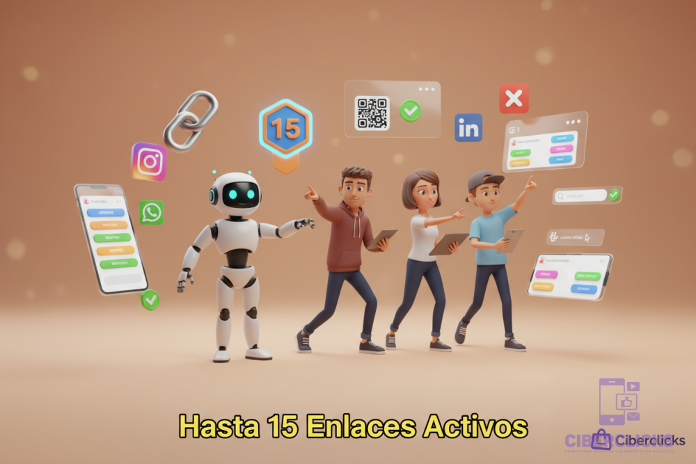 Hasta 15 Enlaces Activos - Múltiples personajes