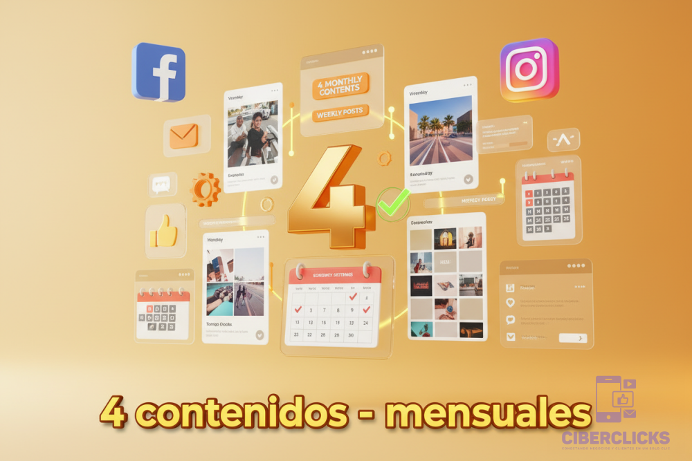 4 contenidos - mensuales