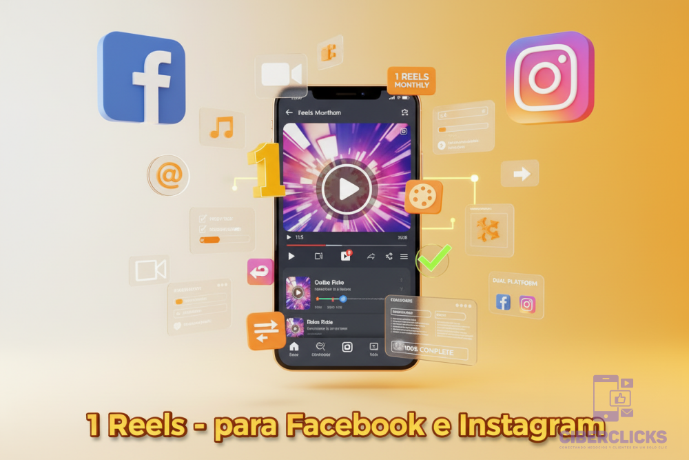 1 Reels - para Facebook e Instagram