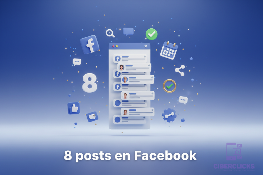 8 posts en Facebook