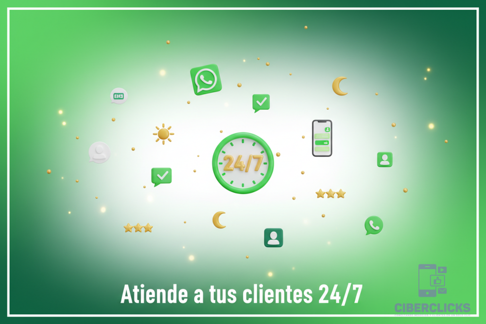 Atiende a tus clientes 24/7