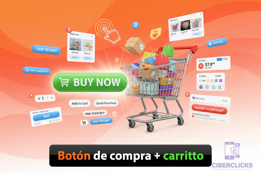 Botón de compra + carrito