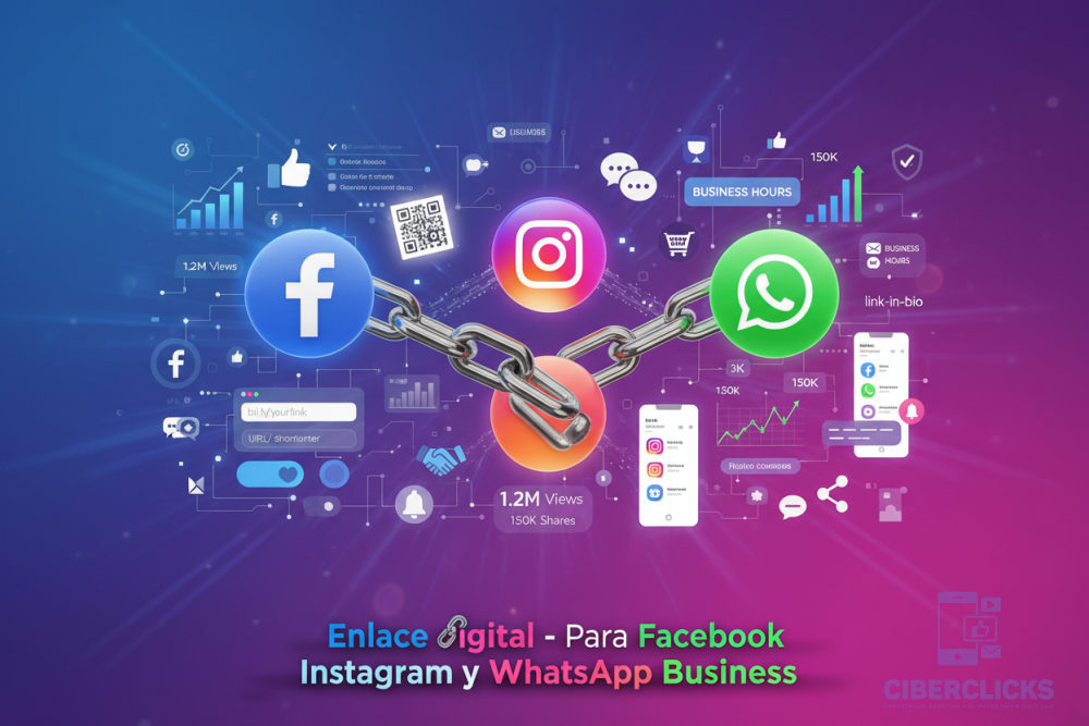 Enlace digital - Para Facebook Instagram y WhatsApp Business