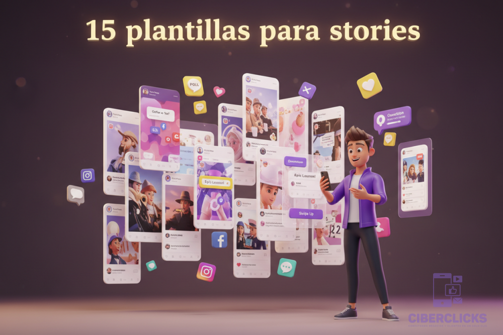 15 plantillas para stories