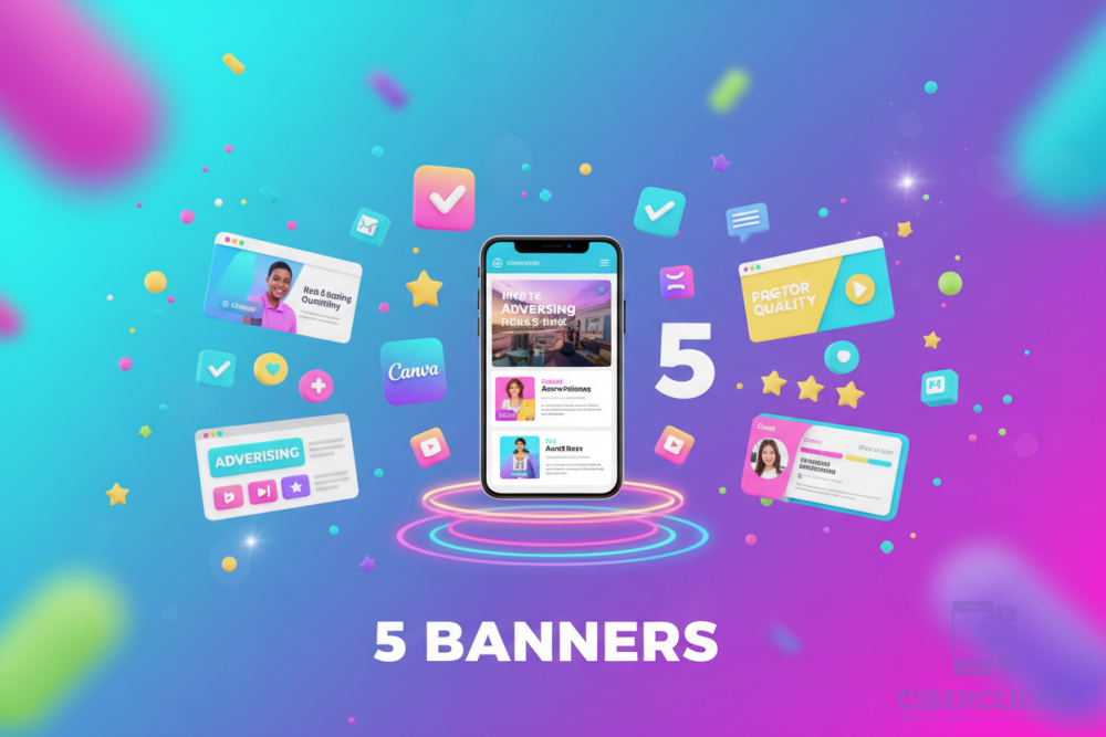 5 BANNERS