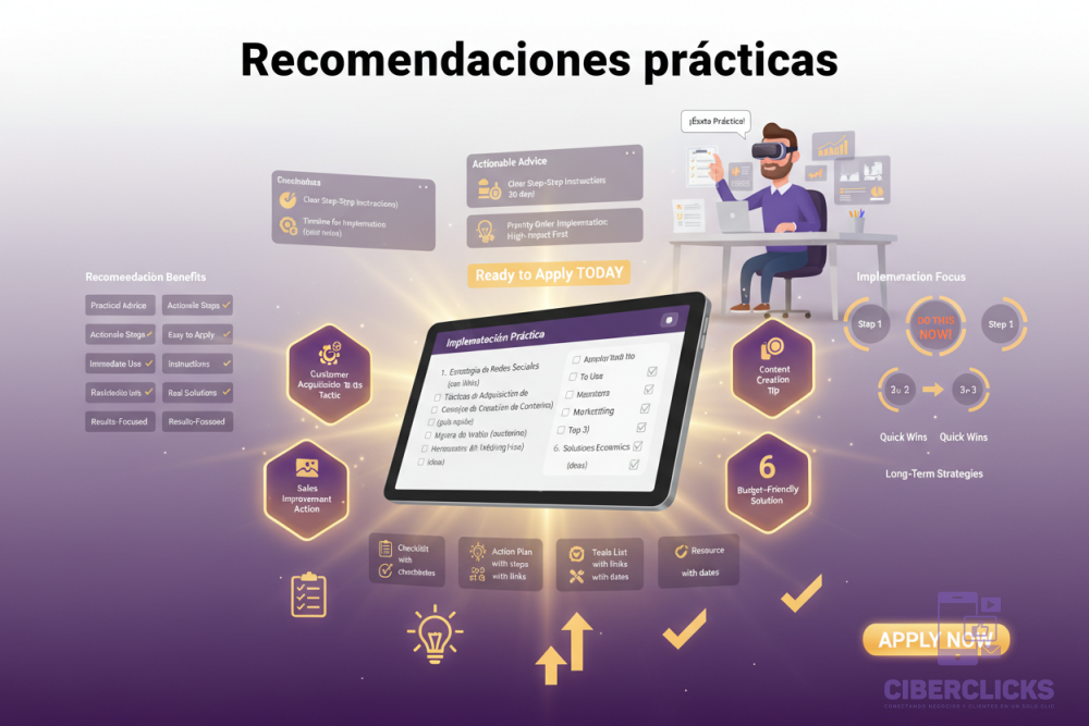Recomendaciones prácticas