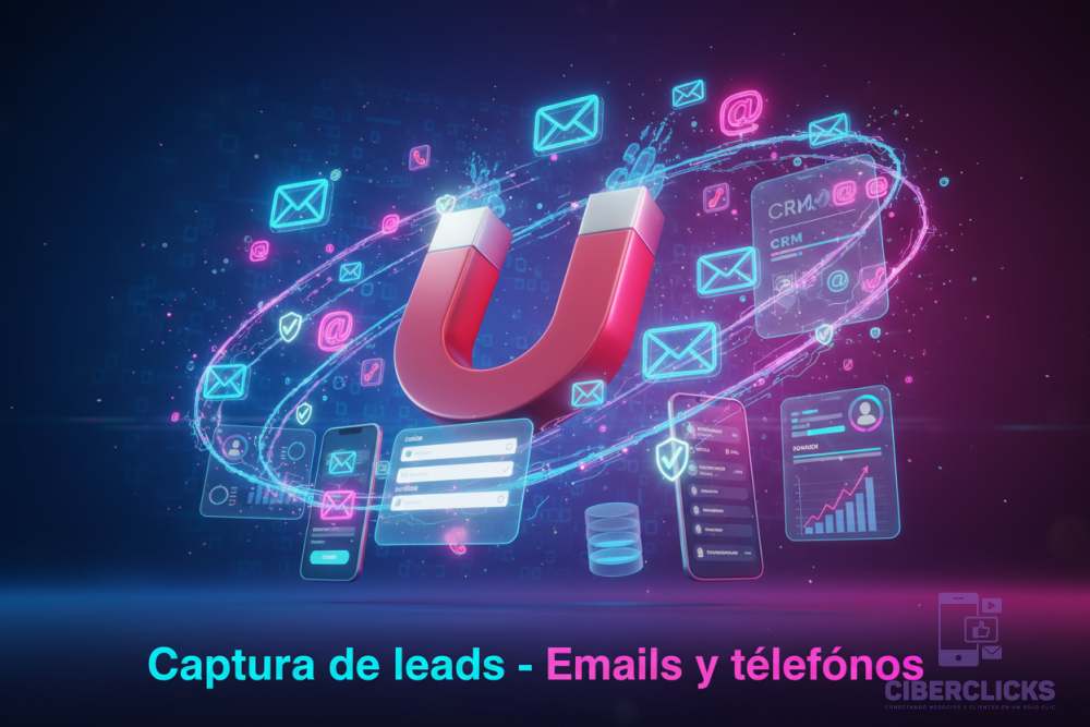 Captura de leads - Emails y teléfonos