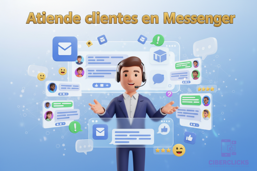 Atiende clientes en Messenger
