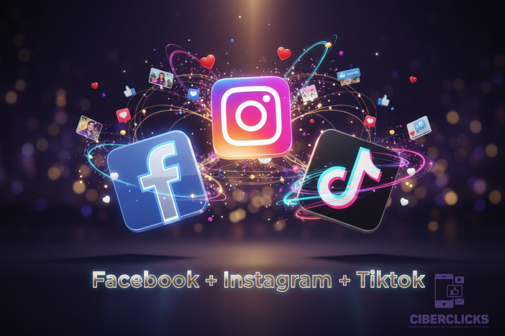 Facebook + Instagram + TikTok