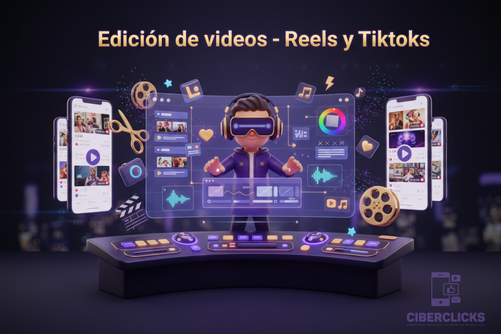 Edición de videos - Reels y TikToks